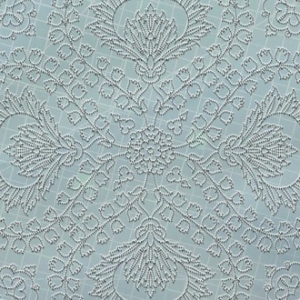 Perforated Stencil 30 cm. - Classic Iznik 1622 Thorn Hyacinth 4 Symmetrical Tile