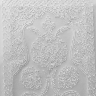 Perforated Stencil 20 x 100 cm. - Herbal Hatayi Vase Motif Tile Pattern