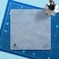 Hazır Şablon Desen 20 x 20 cm. - Egzotik Kelebek Motifli Çini Karo Deseni