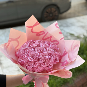 Pembe Çiçek Buketi
