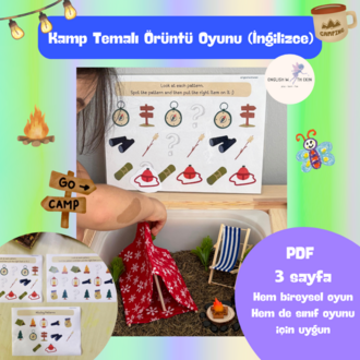 Kamp Temalı Örüntü Oyunu (İngilizce)