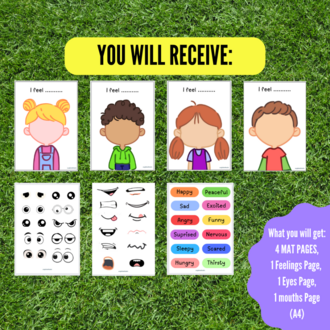 Feelings & Emotions Activity – Duygular & Hisler Seti