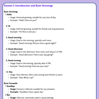 English Vocabulary Booster A1–A2 Level