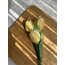 Sarı lale çiçek mum 