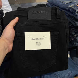 Calvin klein taşlı siyah kot ultra premium 