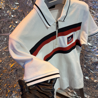 Armani polo yaka premium beyaz (bayi modeli)