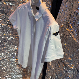 Prada kol plak logo beyaz ultra premium 