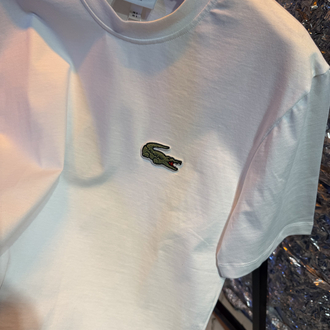 Lacoste Bigg logo ultra premium beyaz