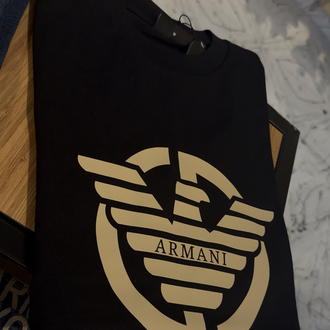 Armani new logo ultra premium 2026 siyah