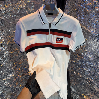 Armani polo yaka premium beyaz (bayi modeli)