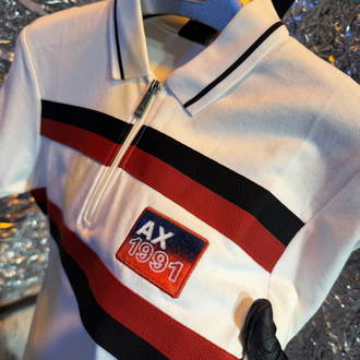 Armani polo yaka premium beyaz (bayi modeli)