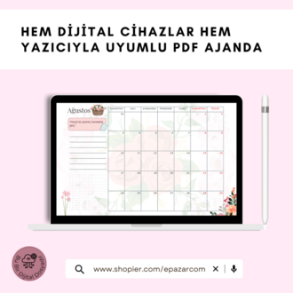 2026 Planlayıcı Ajanda | Feminen & Estetik Tasarım | Tüm Cihazlara Uyumlu PDF