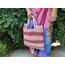 Striped summer bag