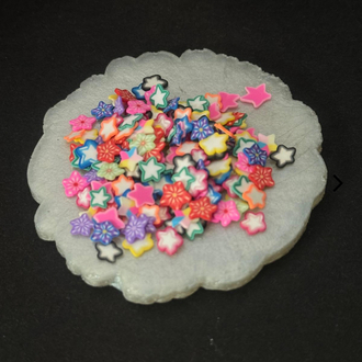 Epoksi Süsleme Fimo Yıldız Desen 5 Gram