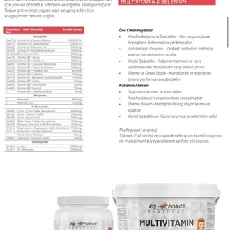 MULTIVITAMIN & SELENYUM 3KG EQ FORCE 