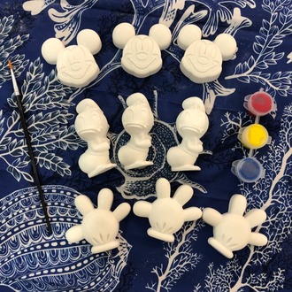 Mickey Mouse & Donald Duck Taş Boyama Seti