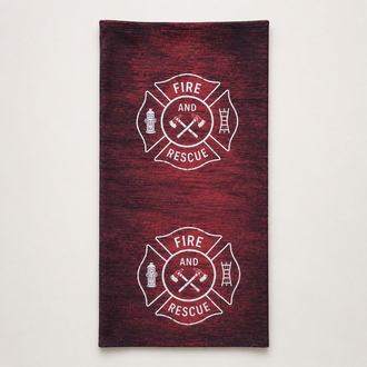 Fire & Rescue Armalı Bordo Buff Boyunluk