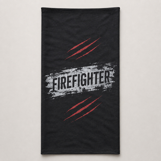 Firefighter Pençe Desenli Siyah Buff Boyunluk