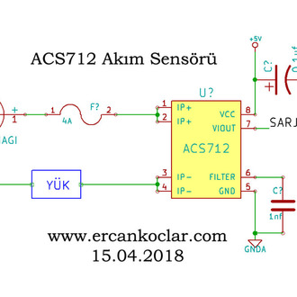 ACS712 Akım Sensörü MikroC Kütüphanesi