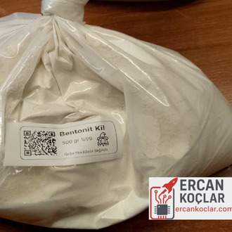 Saf Bentonit Kil %99 – 500g (Nozul ve Kalıp Uygulamaları İçin)