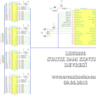 LH52256 SRAM – MikroC Kütüphanesi