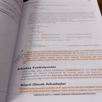 Nesne Yönelimli C++ Programlama Kitabı