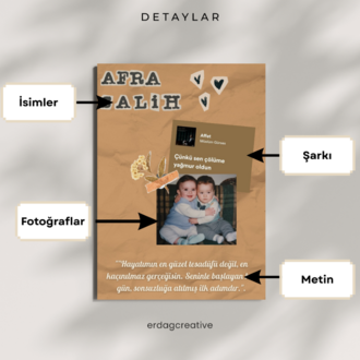 Vintage Kahverengi Poster(Çerçeveli)