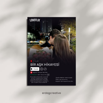 Loveflix Poster(Çerçeveli)