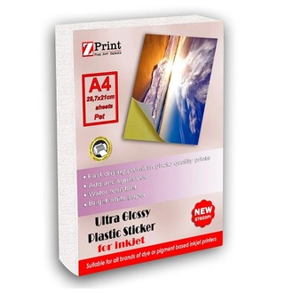 ULTRA PARLAK PLASTİK STİCKER A4 20 YAPRAK