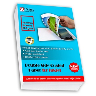 120 GR ÇİFT TARAFLI PARLAK İNKJET KUŞE
