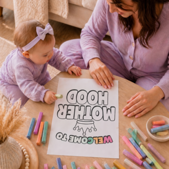 Anneler Günü Minimalist Boyama Kitabı (Mother’s Day Coloring Book)