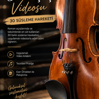30 Açış Süsleme Eğitimi !