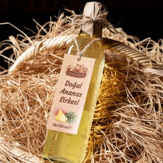 Erenoğlu Doğal Ananas Sirkesi 500 ml Cam Şişe