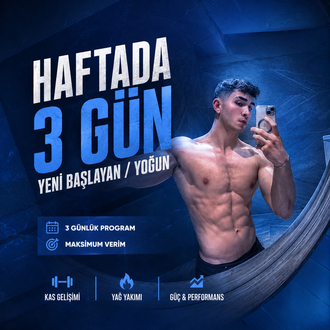 Haftada 3 Gün – Yeni Başlayan / Yoğun Zamanı Olanlar İçin Full Body Program