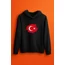 Türk Bayrağı ile Şıklığı Yakalayın - Unisex Regular Kapşonlu Hoodie