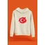 Türk Bayrağı ile Şıklığı Yakalayın Unisex Regular Kapşonlu Hoodie
