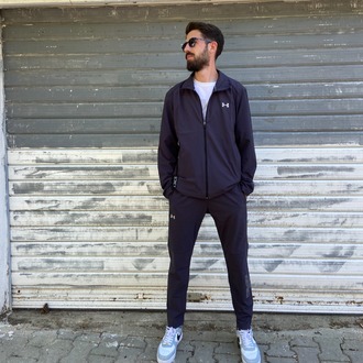 Under Armour Paraşüt Kumaş Antrasit Takım