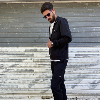 Hugo Boss Siyah Cordoba Kumaş Eşofman Takımı