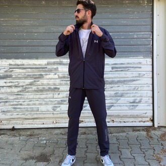 Under Armour Paraşüt Kumaş Antrasit Takım