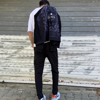 Hugo Boss Siyah Cordoba Kumaş Eşofman Takımı
