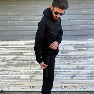 Nike Tech Fleece Siyah Takım