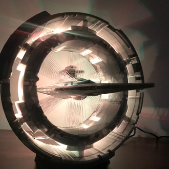 Star Destroyer Modeli Rgb Işıklandırma