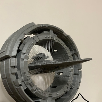 Star Destroyer Modeli Rgb Işıklandırma