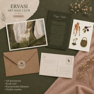 Art mail club: Agustos postası