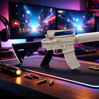 Dekoratif M4A1-S Modeli – 120 cm Gerçek Boyut | Oyuncu Odası Aksesuar