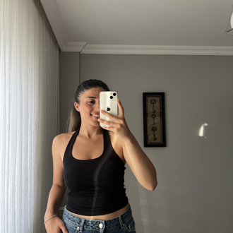 Halter yaka top