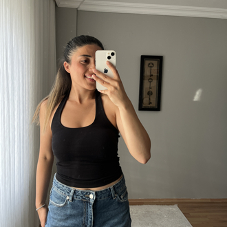 Halter yaka top