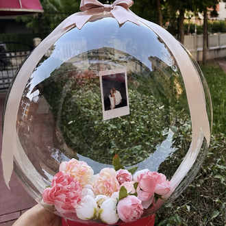 Fotoğraflı Çiçek Balonu