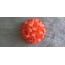 Neon Turuncu Saten Top Toka