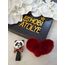 Bordo Kalp & Ayıcık İkili Toka Set